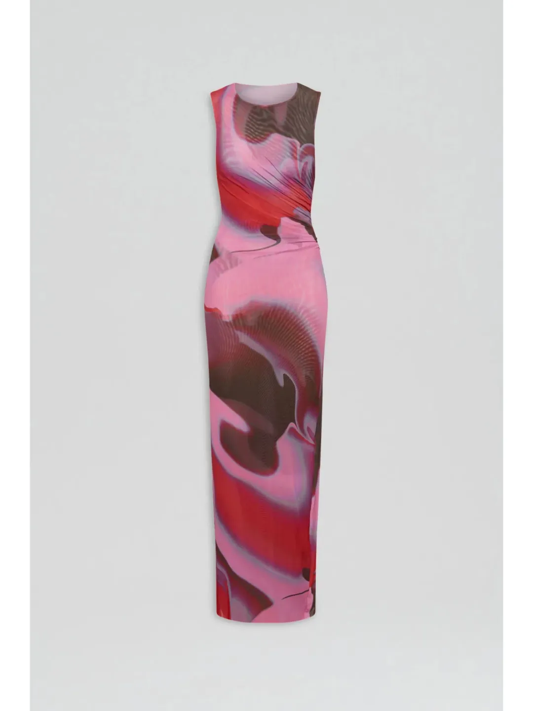 Scanlan Theodore Italian Watercolour Print Dress in Raspberry Size AU 10 for rent on The Volte - main image