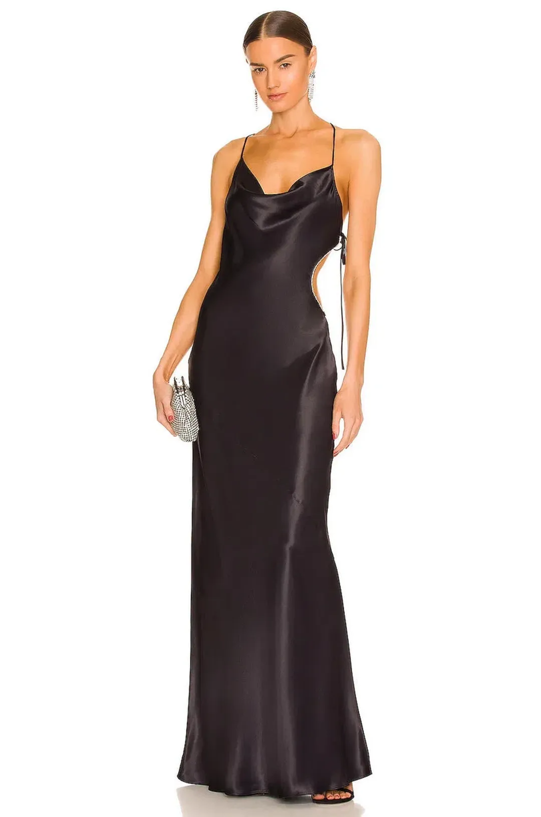 LPA Amali Gown in Black Size 6 for rent on The Volte - main image