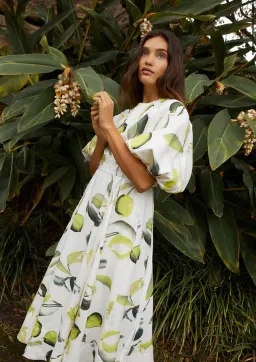 Aje Zest Midi Dress White Size AU 8  for rent on The Volte - image 5