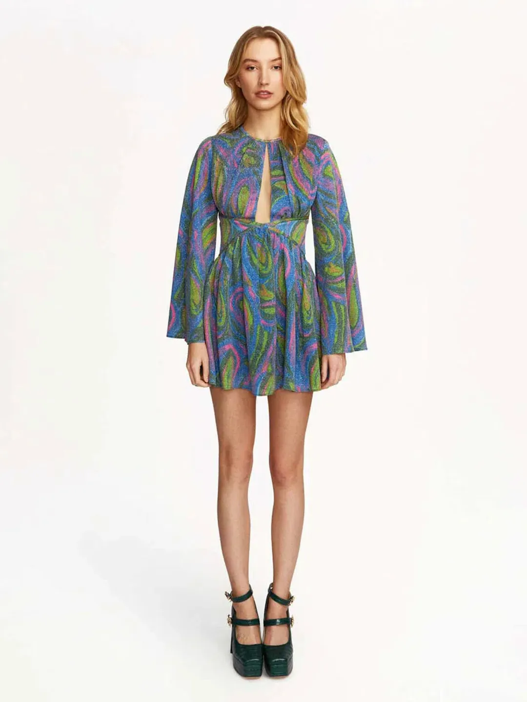 Alice McCall Swan Lake Mini Dress Bllue Size AU 8 for rent on The Volte - main image