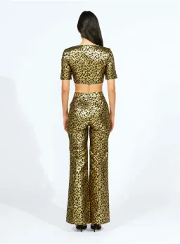 Alice McCall The Night Cat Pant Gold Size AU 6 for rent on The Volte - image 6