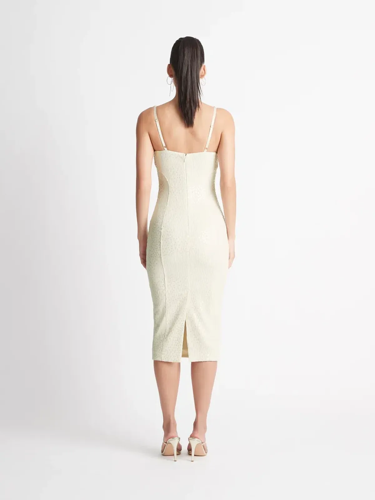 Sheike Monte Carlo Dress Cream Size AU 8 for rent on The Volte - main image