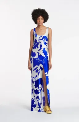 Sir the Label Esme Bias Dress Blue Size AU 6  for rent on The Volte - image 1