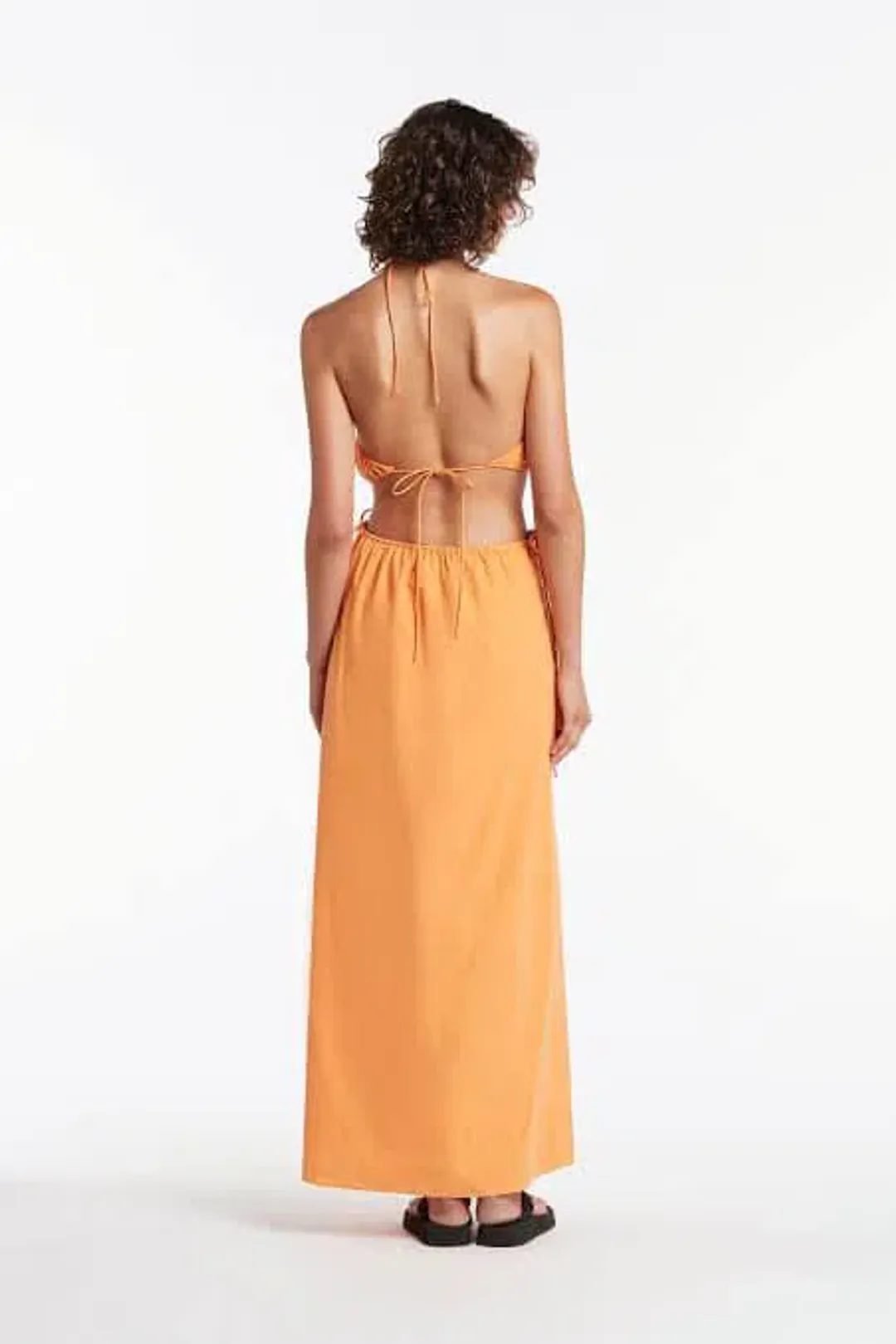 Sir the Label Coppola Cut Out Dress Orange Size AU 6 for rent on The Volte - main image