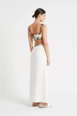 Sir The Label Ambroise Top & Skirt White Size AU 8 for rent on The Volte - image 3