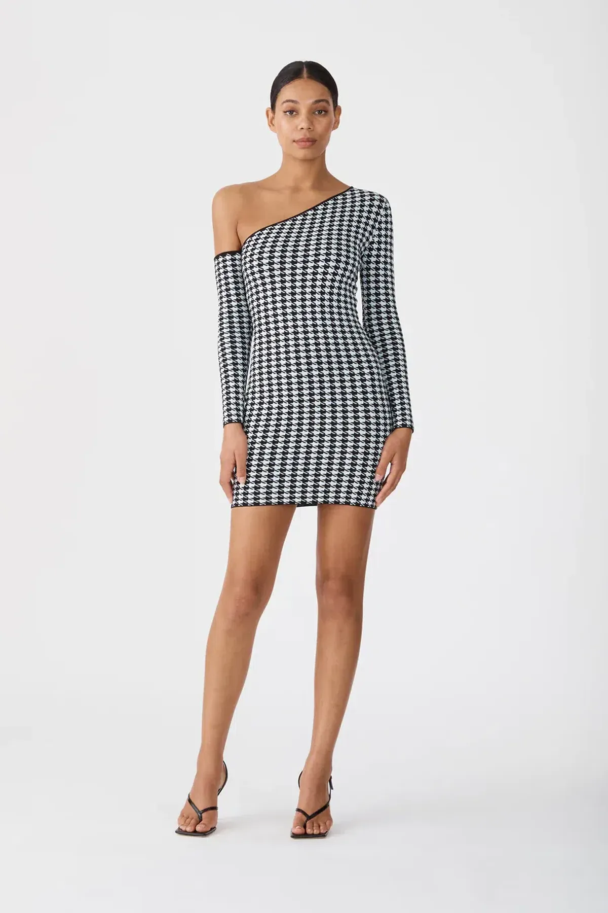 San Sloane Erika mini Dress Black Size AU 8 for rent on The Volte - main image