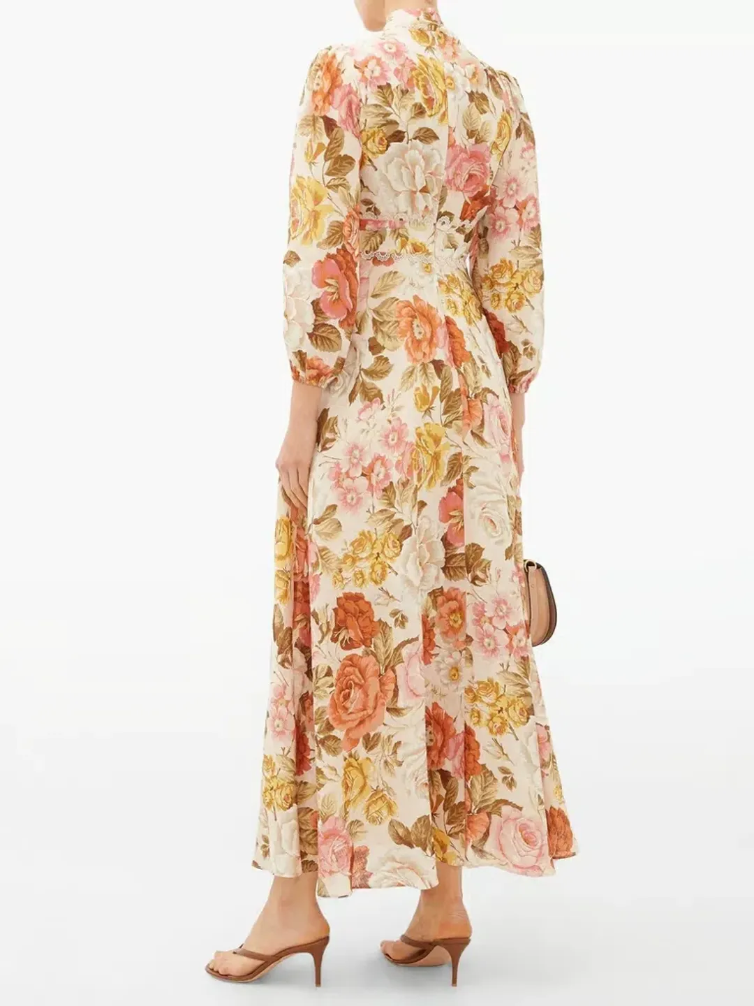 Zimmermann Bonita Floral Print Maxi Dress Size 0/AU 8 for rent on The Volte - main image