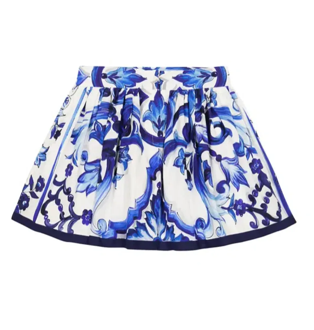 Dolce & Gabbana Majolica Skirt Print Size 4 for rent on The Volte - main image