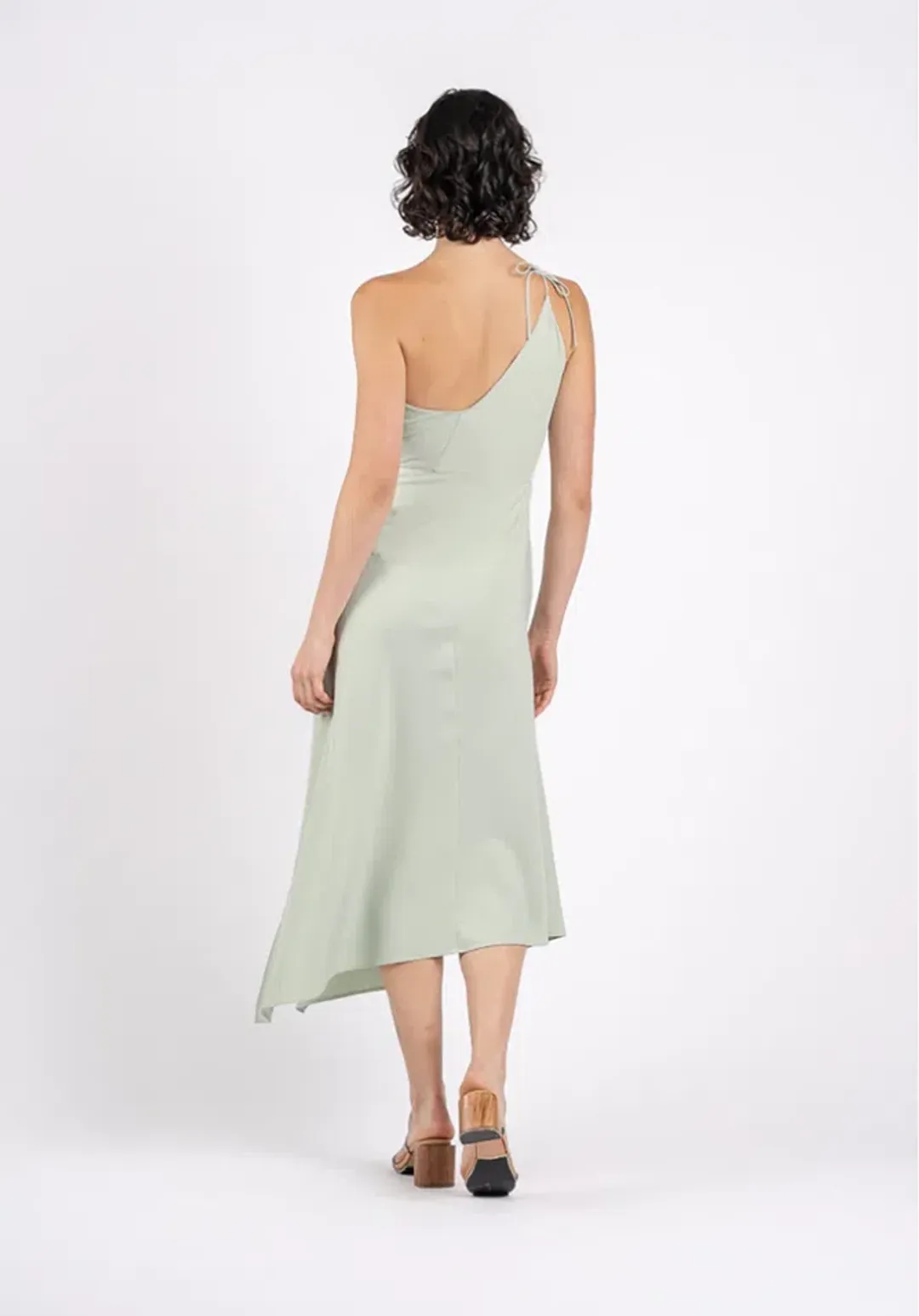 One Fell Swoop Iris Midi Dress Mint Pastel Size 10 for rent on The Volte - main image