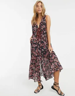 Stevie May Dakota Midi Dress Floral Size XS  for rent on The Volte - image 4