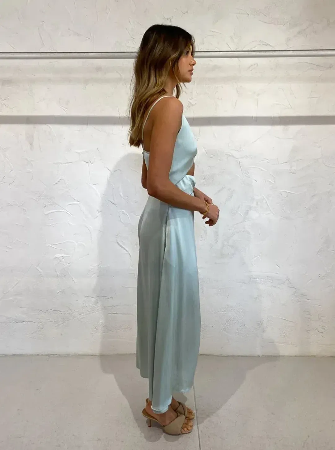 Anna Quan Carina Dress Pistachio Size 6 for rent on The Volte - main image