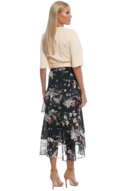 Ellery Dalliance Wrap Top in Blush in Size 10 for rent on The Volte - image 3