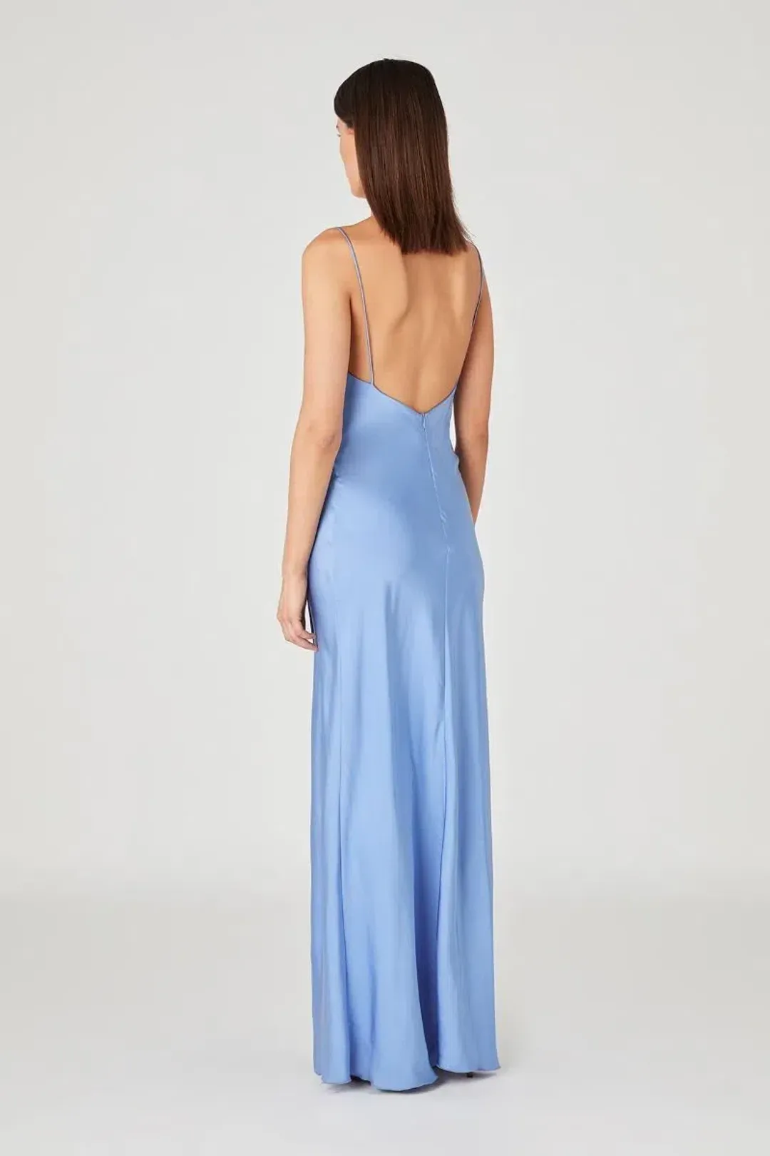 Camilla And Marc Monroe Slip Dress Blue Size AU 10 for rent on The Volte - main image