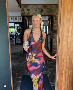 Rat & Boa Paola Floral Slip Dress Multi Size S / 8 for rent on The Volte - image 4