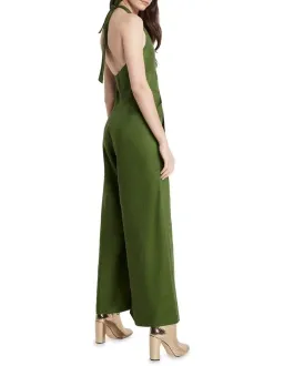 Sass & Bide Ever True Halter Neck Jumpsuit Pine Size 14 for rent on The Volte - image 2