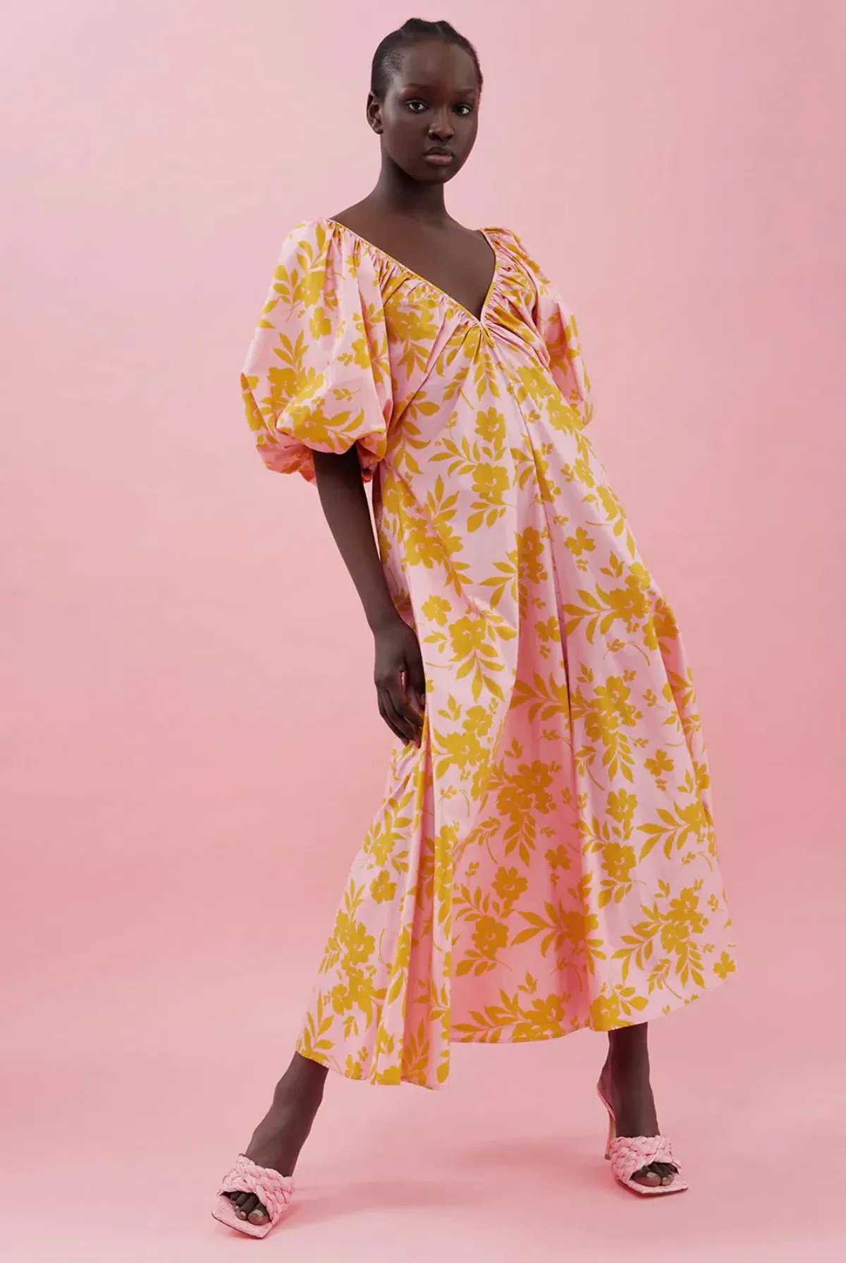 Kinney Mimi Dress Summer Posy Size 8 for rent on The Volte - main image