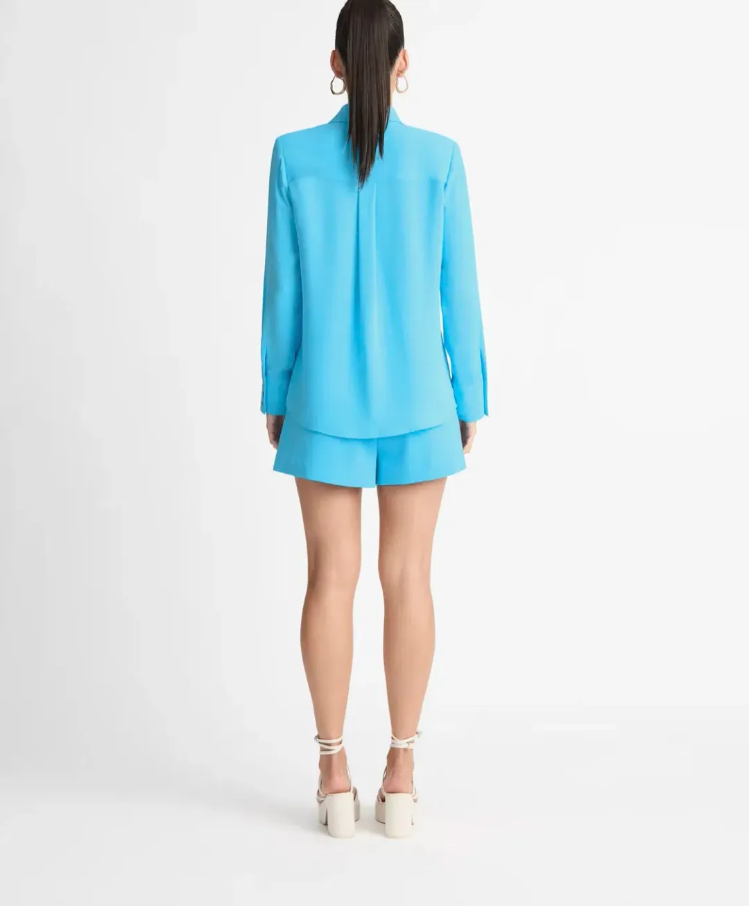 Sheike Republic Set Shirt & Shorts Set Blue Size 8  for rent on The Volte - main image