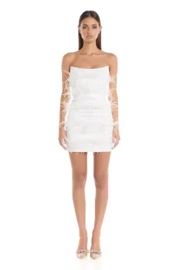 Eliya the Label The Tiffany Dress White Size XS/Au 6 for rent on The Volte - image 1