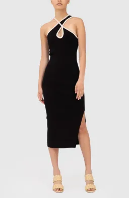 C/MEO Collective Knit Dress Black Size 6 for rent on The Volte - image 2