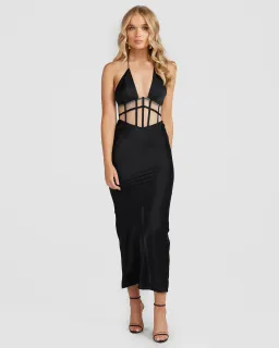 Derma Department Harlow Dress Black Size 6 for rent on The Volte - image 1