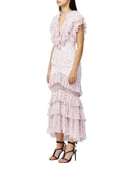 Acler Wendell Dress Polka Dot Lilac Size AU 12 for rent on The Volte - image 3