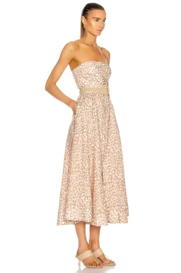 Zimmermann Carnaby Bustier Midi Dress Print Size 0P / AU 6P for rent on The Volte - image 2