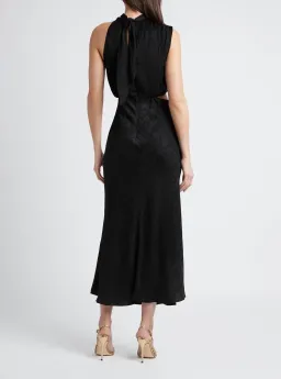 Sheike Reflections Midi Dress in Black Size 12  for rent on The Volte - image 2
