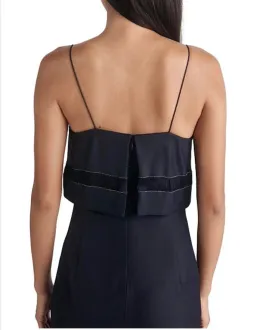 Dion Lee Float Slip Dress Navy Size AU 8 for rent on The Volte - image 3