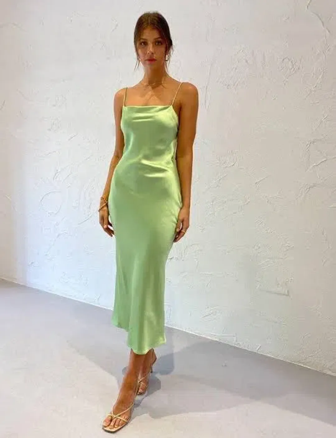 Bec & Bridge Apple Eyes Maxi Dress Apple Green Size AU 10 for rent on The Volte - main image