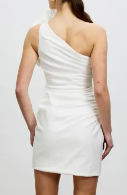 Rachel Gilbert Evana Mini Dress Ivory Size 2 /  AU 10 for rent on The Volte - image 3