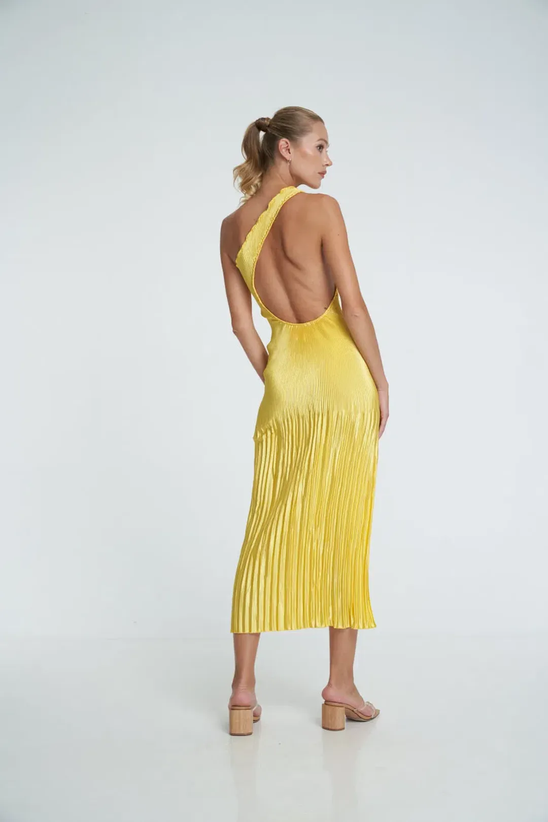 Lidee Naomi Gown Canary Size 10 / M for rent on The Volte - main image