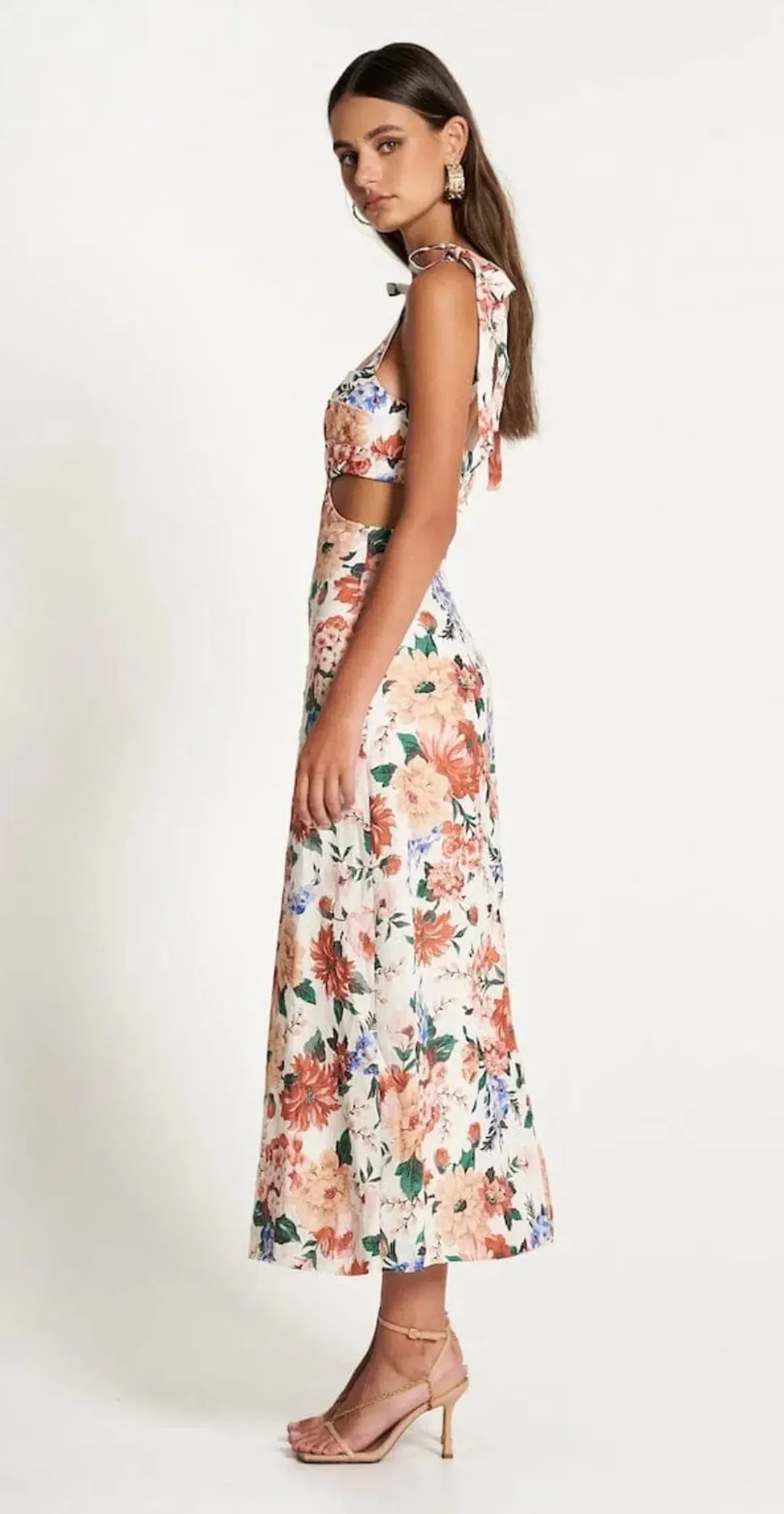 SOFIA THE LABEL - MIMI CUT OUT MIDI DRESS  for rent on The Volte - main image
