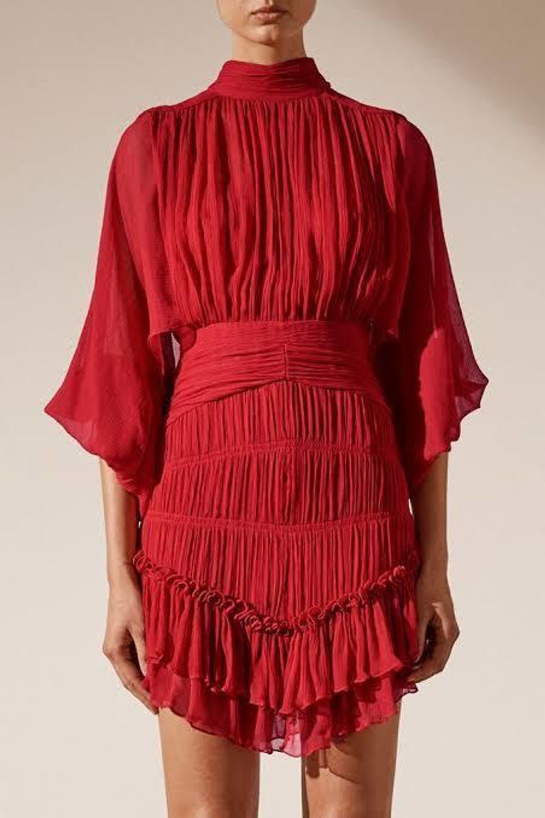Shona Joy Clemence mini red size 12  for rent on The Volte - main image