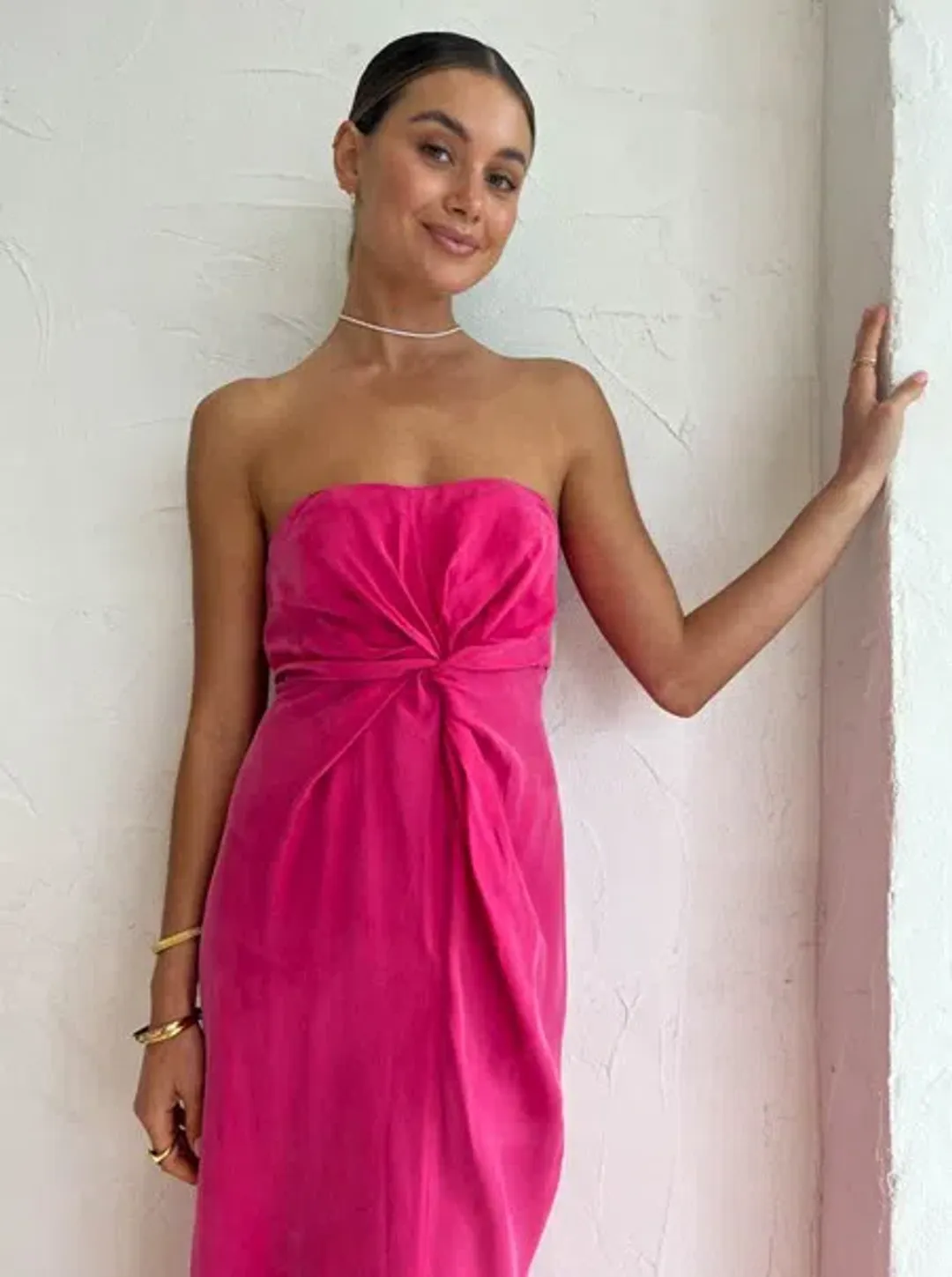 One Fell Swoop Tellus Maxi Dress Hyacinth Size 6 for rent on The Volte - main image