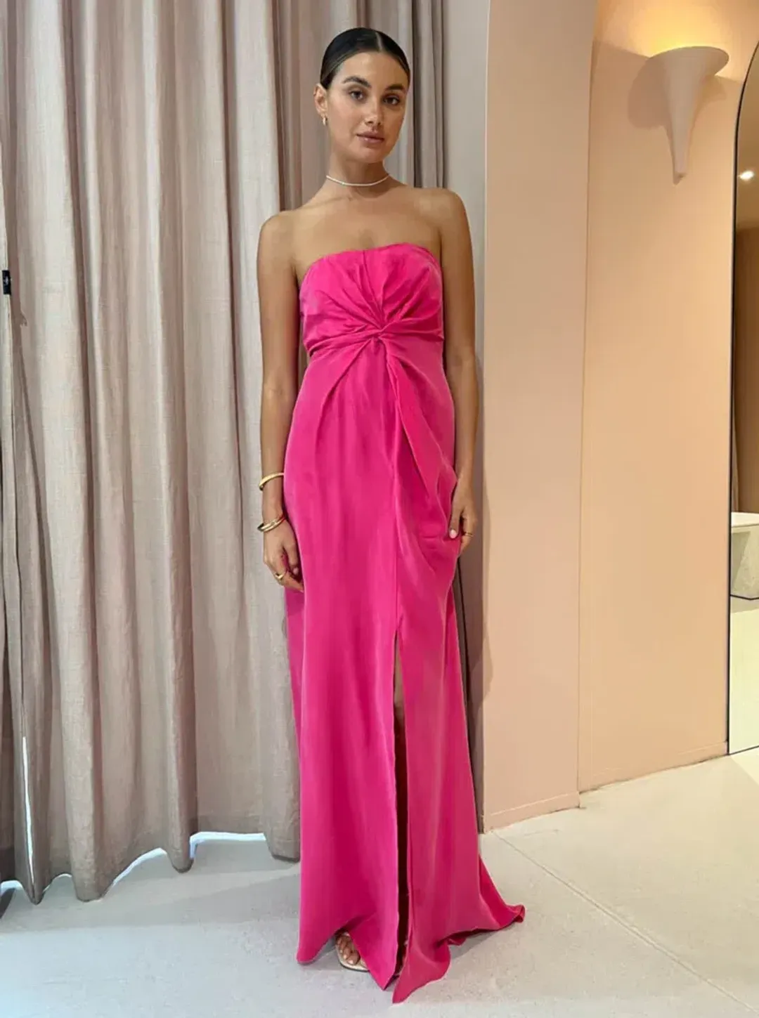One Fell Swoop Tellus Maxi Dress Hyacinth Size 6 for rent on The Volte - main image