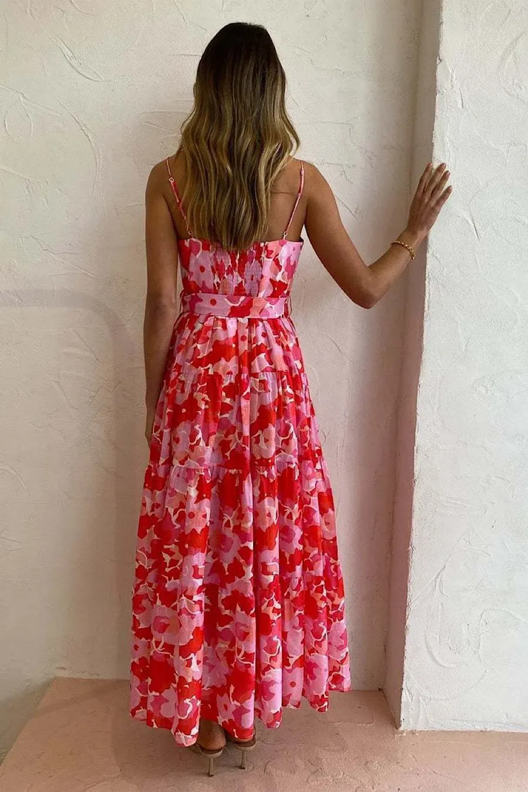 Steele Harper Dress in Camellia Size 10 for rent on The Volte - main image