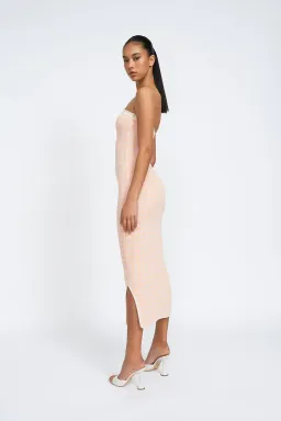 By Johnny Sol Geo Knit Midi Dress Multi Size XS / AU 6 for rent on The Volte - image 3