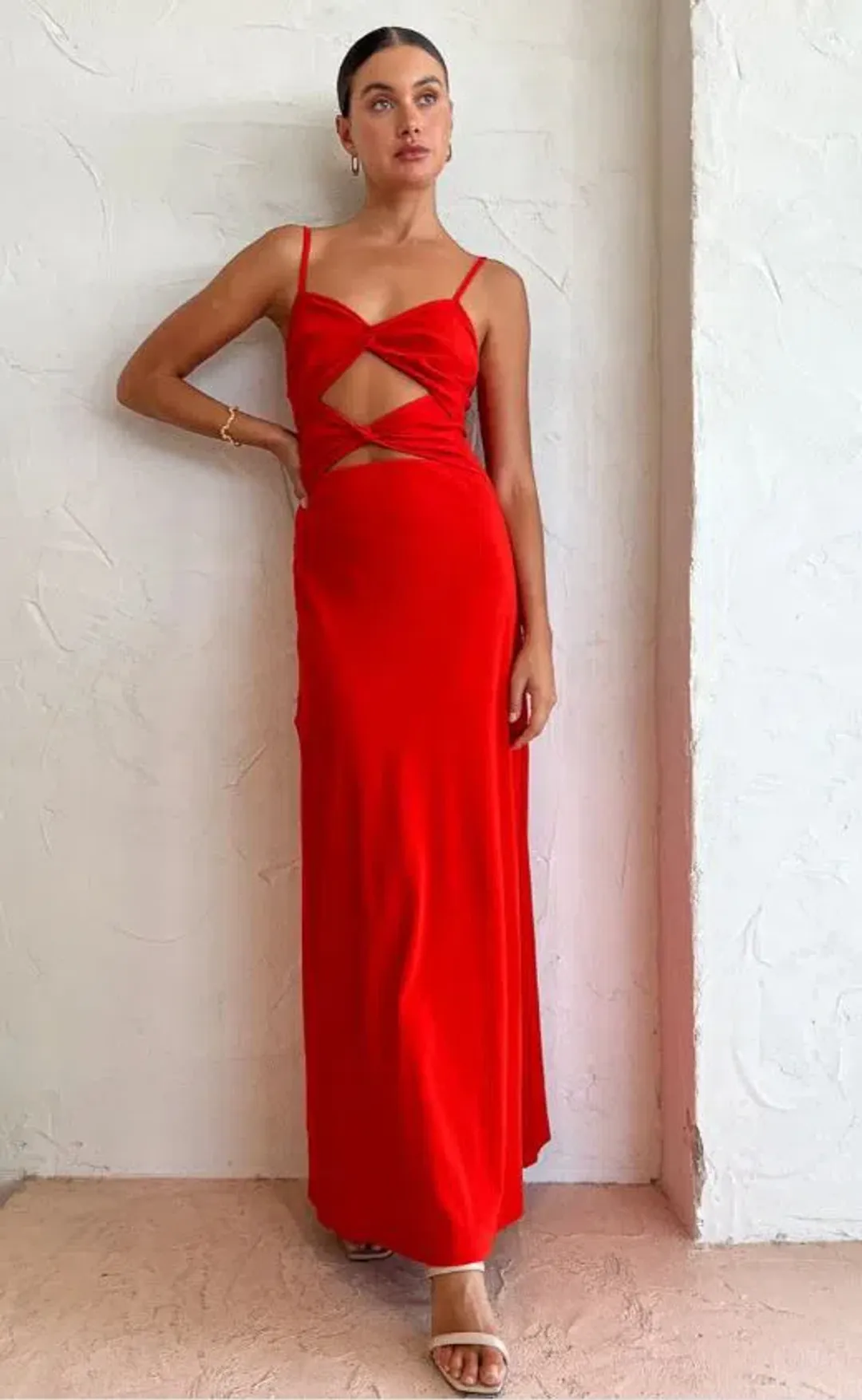 Anna Quan Natalia Dress in Chilli Size 8 for rent on The Volte - main image