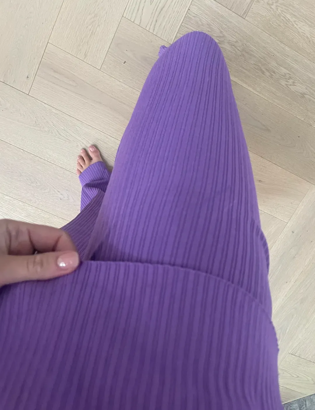 Henne Top & Pant Purple Set size Small / AU 8 for rent on The Volte - main image