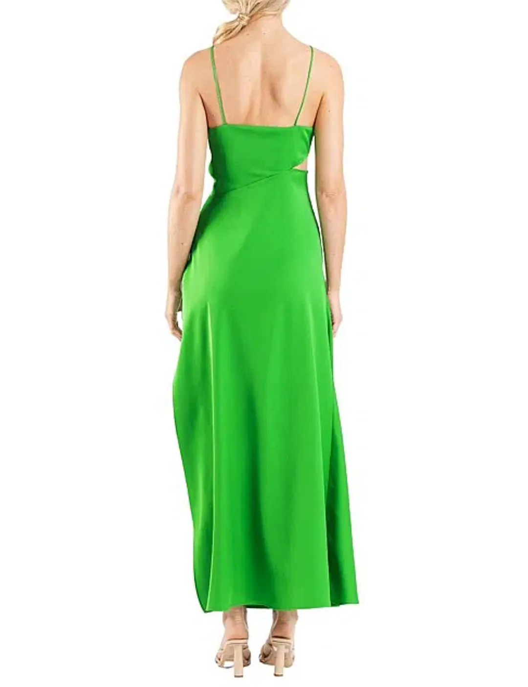 One Fell Swoop Lenox Maxi Dress in Envy Green Size 10 for rent on The Volte - main image