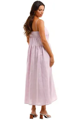 Country Road Textured Slip Maxi Dress Purple Size 14  for rent on The Volte - image 2