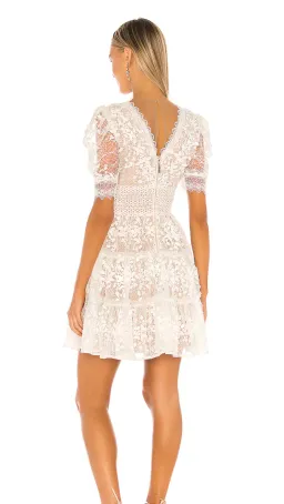 Bronxs & Banco Megan Mini Dress White Size AU 8 for rent on The Volte - image 2