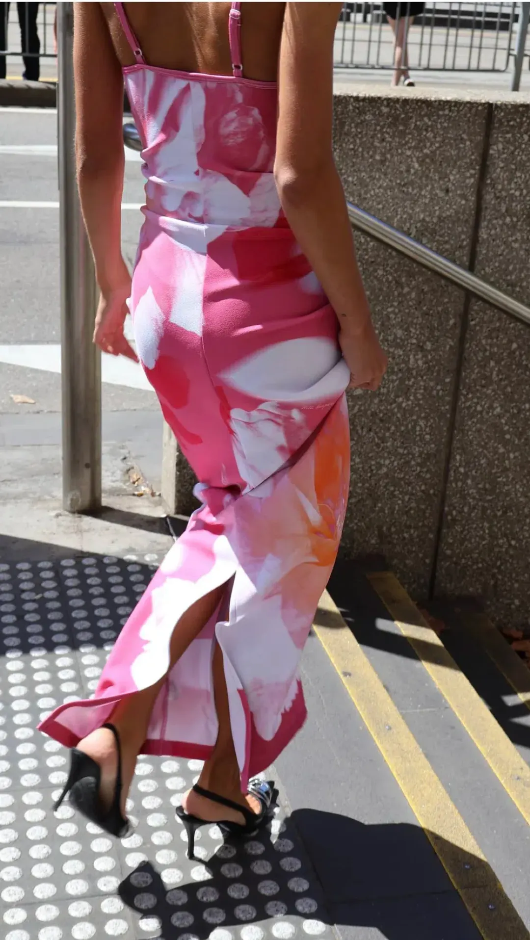 With Harper Lu Valentina Slip Dress Pink Size 6 for rent on The Volte - main image