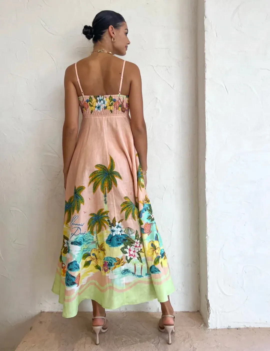 Alemais Mermaid Point Sundress Print Size 10 for rent on The Volte - main image