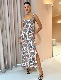Sir the Label Bettina Midi Dress Floral Size 10 for rent on The Volte - image 1