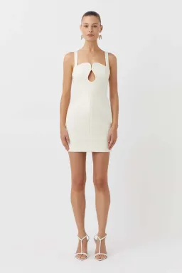 Camilla and Marc Brixton Mini Dress in Cream Size 8  for rent on The Volte - image 1