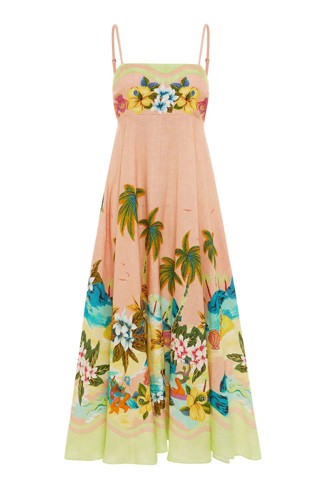 Alemais Mermaid Point Sundress Print Size 10  for rent on The Volte - main image