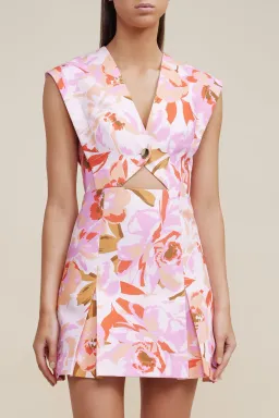 Acler Quincy Mini Dress Floral Size 10 for rent on The Volte - image 2