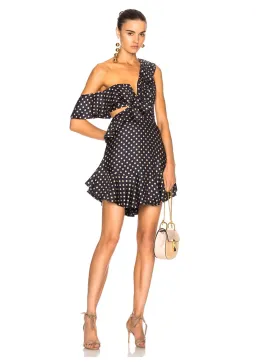 Zimmermann Rife Flounce Midi Dress Navy Mustard Print Size 0 / AU 8 for rent on The Volte - image 1