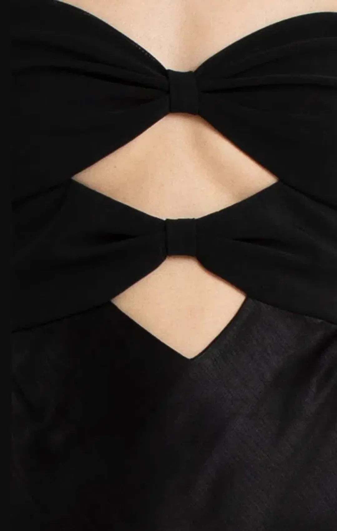 Bec & Bridge Halle Strapless Dress Black Size 10 for rent on The Volte - main image